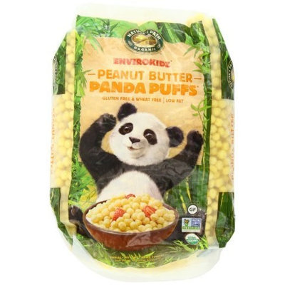 Envirokidz Organic Peanut Butter Panda Puffs Enviropakz, 25-Ounce Bags (Pack of 3)