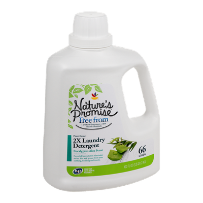 Nature's Promise 2X Laundry Detergent Eucalyptus Aloe Scent