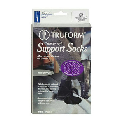 Truform Women's Trouser Style Mild (10-20 mm) Support Socks - XL