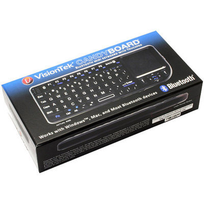 Visiontek VisionTek Candyboard Bluetooth Mini Keyboard, Black