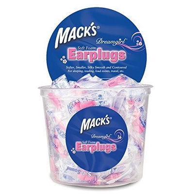 Macks Dreamgirl Soft Foam Earplugs, 100-Count