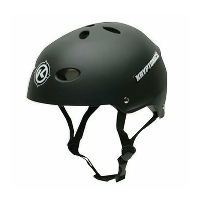 Kryptonics Black Helmet - Large/XLarge