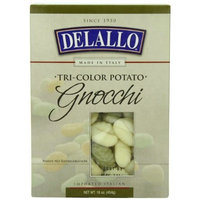 DeLallo Tri-Color Potato Gnocchi, 16-Ounce Boxes (Pack of 6)