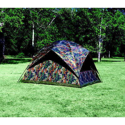 Texsport Headquarters Square Dome Tent in Camouflage