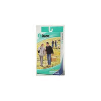 Juzo 2002ADFFSBSH53 V V Soft Closed Toe Knee High Short 30-40 mmHg with Silicone Border - Chocolate