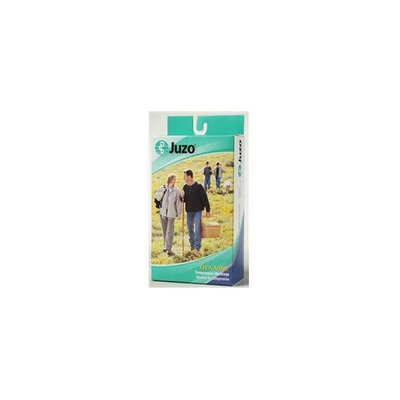 Juzo 2002ADFFSBSH53 V V Soft Closed Toe Knee High Short 30-40 mmHg with Silicone Border - Chocolate