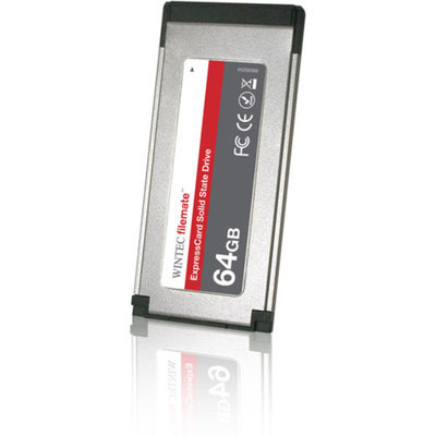 Wintec FileMate 3FMS4E128JM-R 64GB PCIe Express Card, Silver