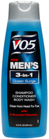 Alberto VO5® Mens 3-in-1 Shampoo, Conditioner & Body Wash, Ocean Surge