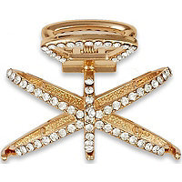 Elle Gold Rhinestone Jaw Clip