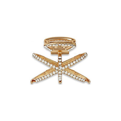 Elle Gold Rhinestone Jaw Clip