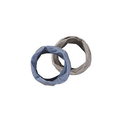 Elle Blue & Gray Ponytailers