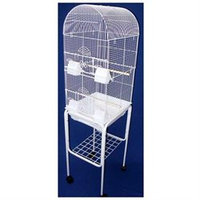 YML Tall Round 4 Perch Bird Cage with Stand