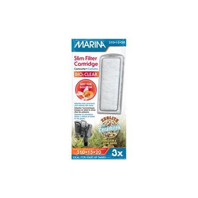 RC Hagen A293 Marina Slim Filter Zeolite Plus Ceramic Cartridge 3-pk