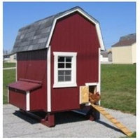 Little Cottage Co. Little Cottage Company 6 x 8 Gambrel Barn Chicken Coop