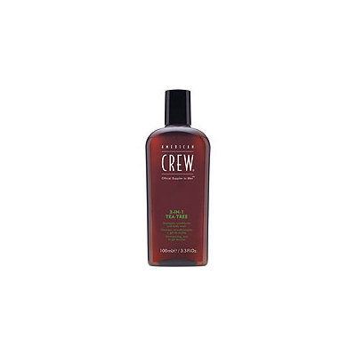American Crew Travel Size 3-in-1 Tea Tree Shampoo, Conditioner and Body Wash