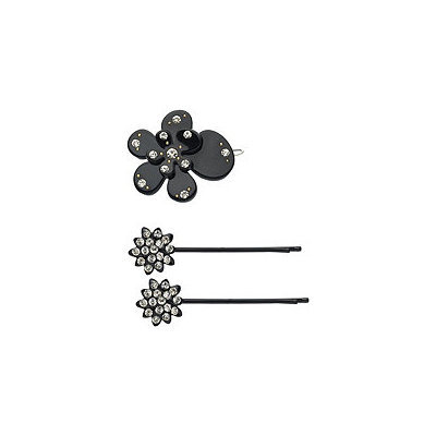 Karina Black Bobby Pin Set