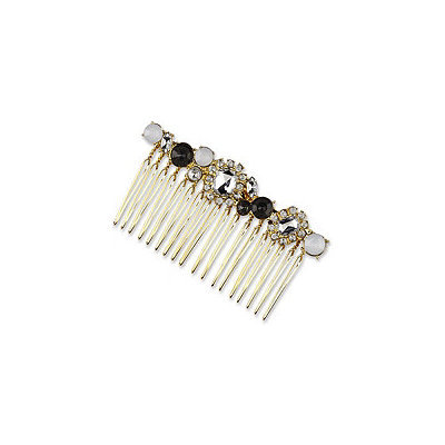 Elle Gold with Colored Stones Side Comb