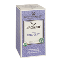 Harrisons & Crosfield Organic Classic Earl Grey Tea 20 English Style Tea Bags