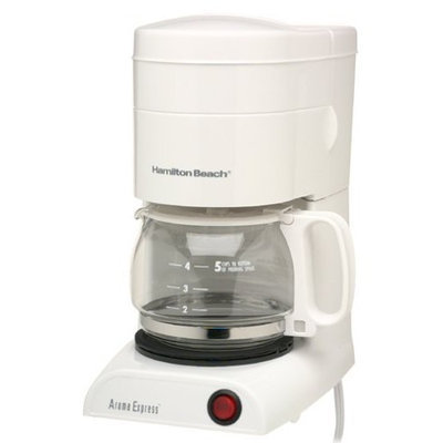Hamilton Beach 48134 Aroma Express 5-Cup Coffeemaker, Black