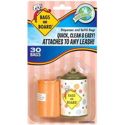 Bags on Board Dispenser Polka-Dot, 30 Bags