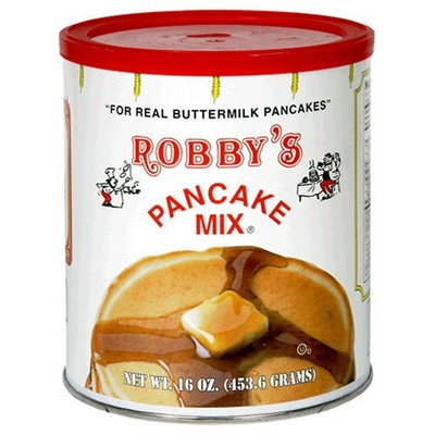 Robby's Buttermilk Pancake Mix, 16-Ounce Cans (Pack of 6)