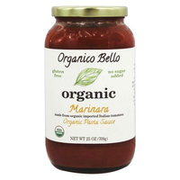 Organico Bello Organic Pasta Sauce Marinara 25 oz