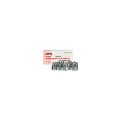 Watson Rugby Rugby Acetaminophen 650mg Suppositories *Compare to Feverall*