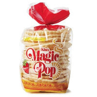 Kim's Magic Pop Strawberry Flavor 12-Pack: Freshly Popped Rice Cakes, Healthy Grain Snack, 0 Weight Watchers Point