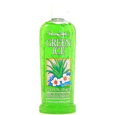 Panama Jack Green Ice 12 oz. 100% Aloe Vera Gel (3-Pack) with Free Nail File