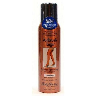 Sally Hansen Airbrush Legs Tan Glow 4.4 oz. (3-Pack) with Free Nail File