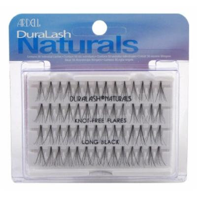 Ardell Duralash Naturals Flare Long Black (56 Lashes) (3-Pack) with Free Nail File