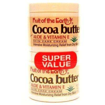 Fruit of the Earth Cocoa Butter 4 oz. + 4 oz. Jars (3-Pack) with Free Nail File