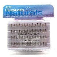 Ardell Duralash Naturals Flare Medium Brown (56 Lashes) (3-Pack) with Free Nail File