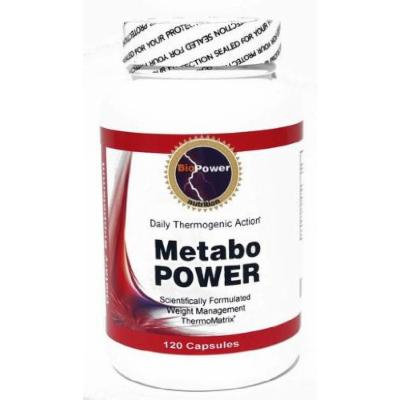 Metabo POWER Energy Thermogenic Weight Loss / Calcium Pyruvate, Korean Ginseng, L-Phenylalanine, L-Tyrosine, Chromium Polynicotinate / 120 capsules