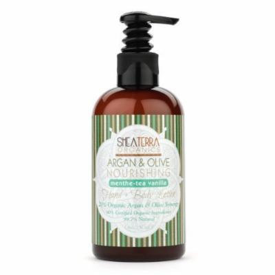 Shea Terra Moroccan Menthe Vanilla Argan & Olive Lotion 8 oz.