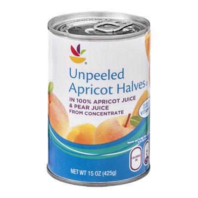 Ahold Unpeeled Apricot Halves