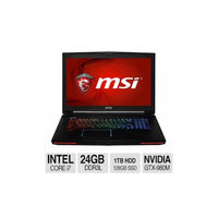 MSI GT72 Dominator Pro Intel Core i7 24GB Memory 128GB SSD + 1TB HDD NVIDIA Geforce GTX 980M 17.3