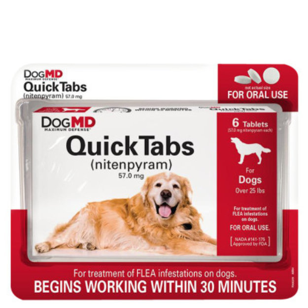 Dog MD Maximum Defense QuickTabs Nitenpyram Flea Treatment Reviews 2019