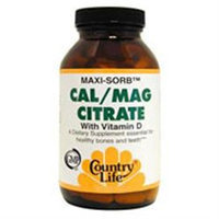 Cal/mag Citrate W/vit D 200 Sgel By Country Life Vitamins (1 Each)