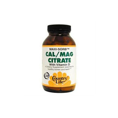 Cal/mag Citrate W/vit D 200 Sgel By Country Life Vitamins (1 Each)