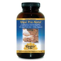 Country Life Maxi Pre-Natal Multi-Vitamin/Mineral Caps