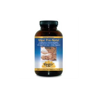 Country Life Maxi Pre-Natal Multi-Vitamin/Mineral Caps