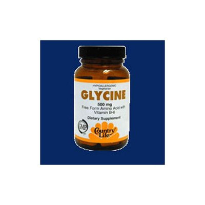 Country Life Glycine - 500 mg - 100 Tablets