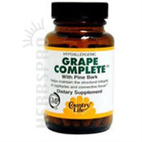 Grape Complete W/pine Brk 60 Vcap By Country Life Vitamins (1 Each)