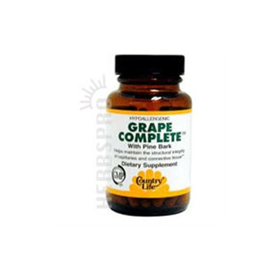 Grape Complete W/pine Brk 60 Vcap By Country Life Vitamins (1 Each)