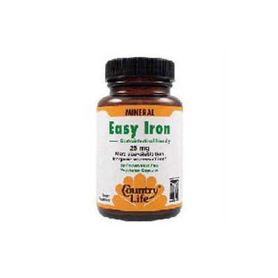 Country Life - Easy Iron 25 mg. - 90 Vegetarian Capsules