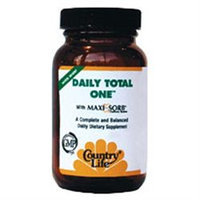 Daily Total One W/iron 60 Vcap By Country Life Vitamins (1 Each)