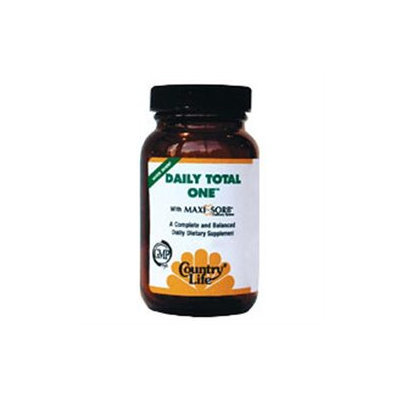 Daily Total One W/iron 60 Vcap By Country Life Vitamins (1 Each)