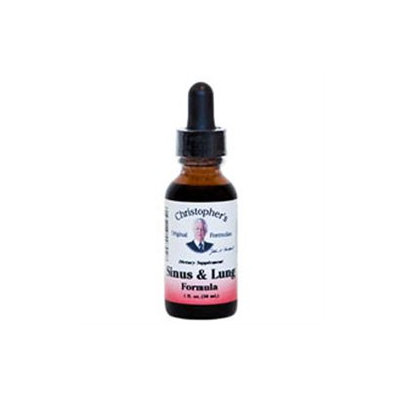 Sinus & Lung Formula, 1 oz, Christopher's Original Formulas