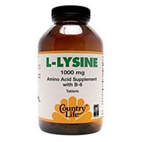 Country Life L-Lysine - 1000 mg - 250 Tablets
